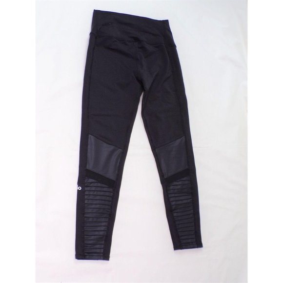 ALO High Waist Moto 7/8 Leggings Black Small $114 - Picture 6 of 10